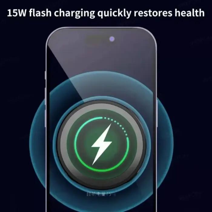Chargeur de voiture sans fil magnétique puissant 15W à charge rapide