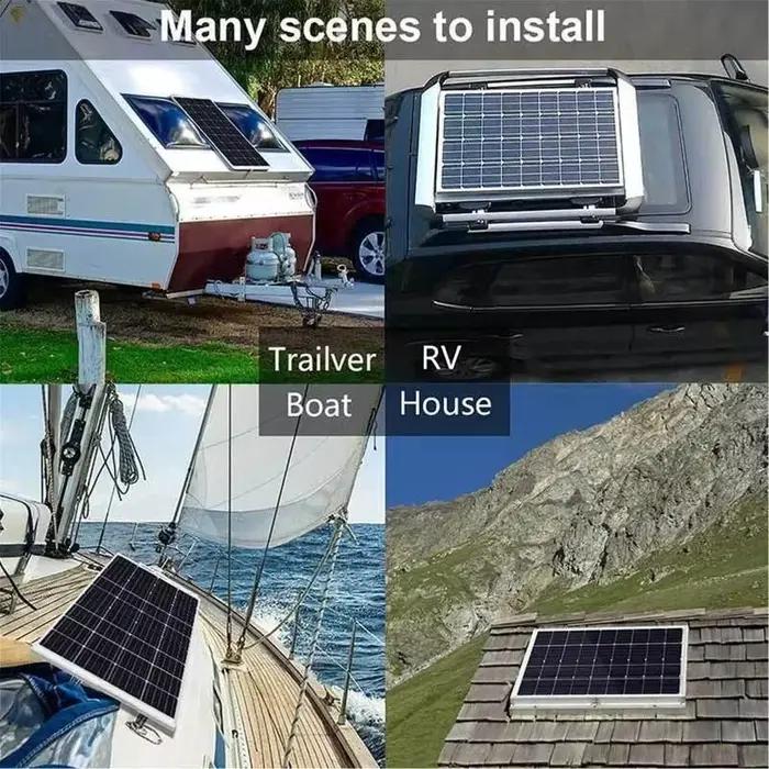 Chargeur de panneau solaire 100W