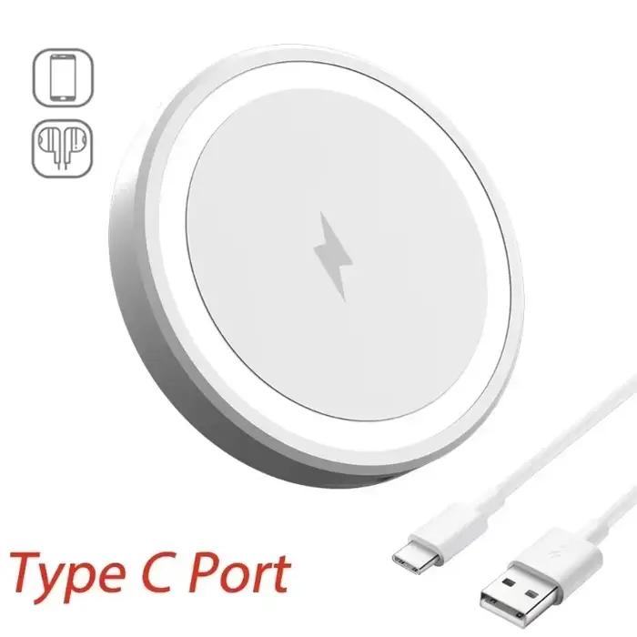 Chargeur sans fil rapide et élégant pour iPhone 17 16 15 14 13 12 Pro Max et AirPods Samsung Galaxy occassions spéciales