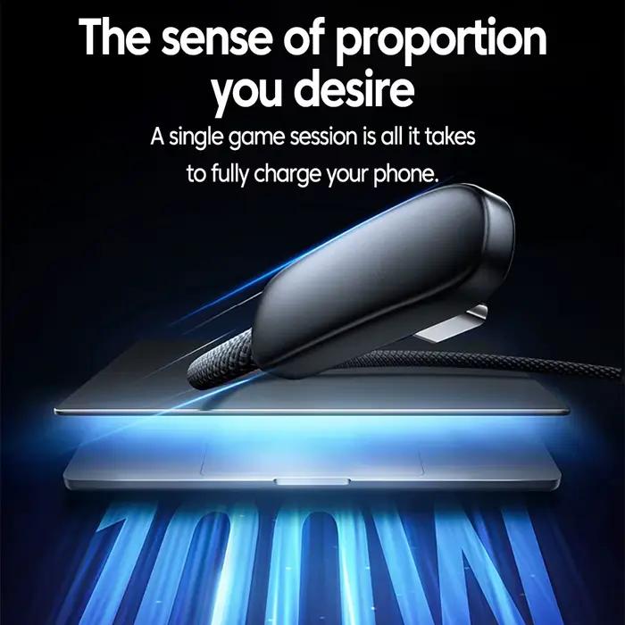 Charge rapide USB vers Type C 100W 90 ° Câble de données coudé USB-C PD Super
