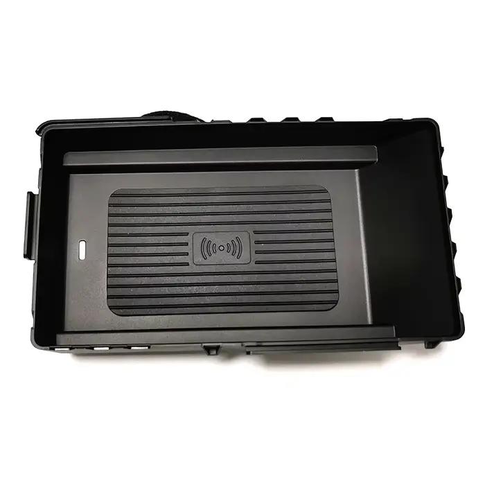 Chargeur sans fil pour voiture 15W Skoda Kodiak Kodiaq Karoq 2017-2022 LHD support de charge pour téléphone sans fil installation simple et efficace pour une conduite plus confortable
