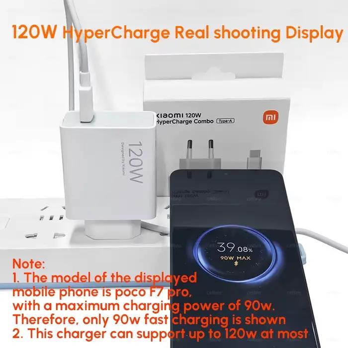 Chargeur mural original Xiaomi 120W