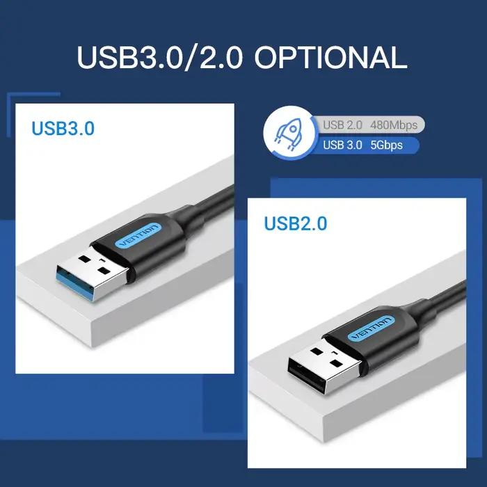 Vention – câble d'extension USB 3.0 mâle vers mâle