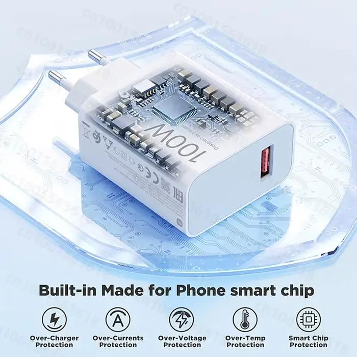 Chargeur Original XIAOMI 100W Officiel Hypercharge Câble Type C Xiaomi 17 Pro Max Poco F9 X8 Pro M8 F8 Ultra Redmi K100