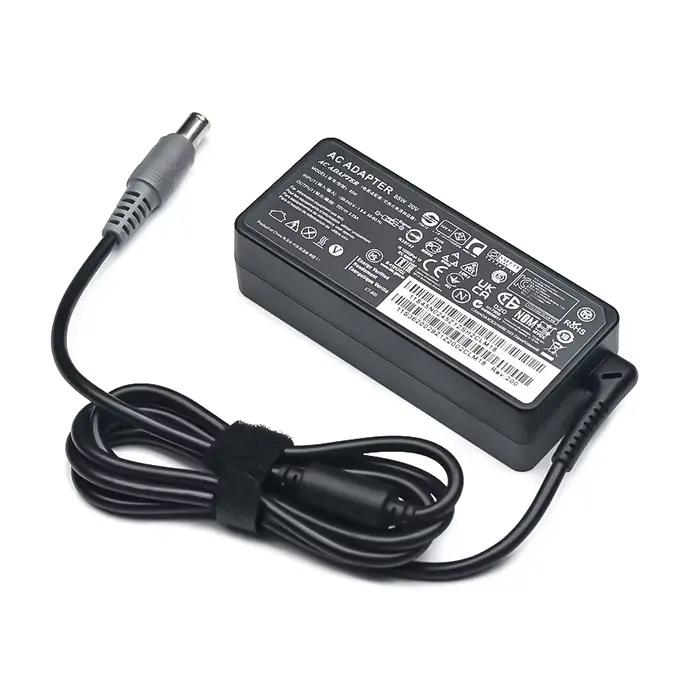 Adaptateur secteur 20V 3.25A 65W pour Lenovo Thinkpad T400 T420 T430s T510 T520 X120e X130e X220 X230 E520 E535 SL510 recharge rapide et sûre en argent blanc orange rouge
