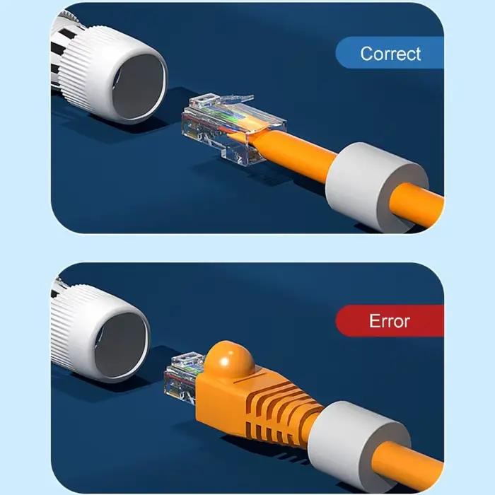 Connecteur câble réseau Ethernet RJ45 étanche IP67