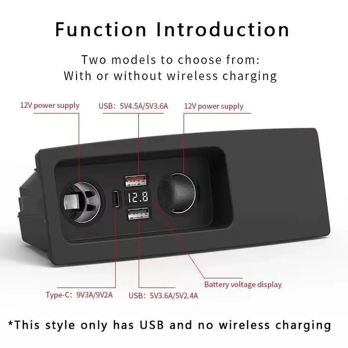 Chargeur sans fil de voiture pour Audi A6 C7 A7 S6 RS6 S7 RS7 2011-2018