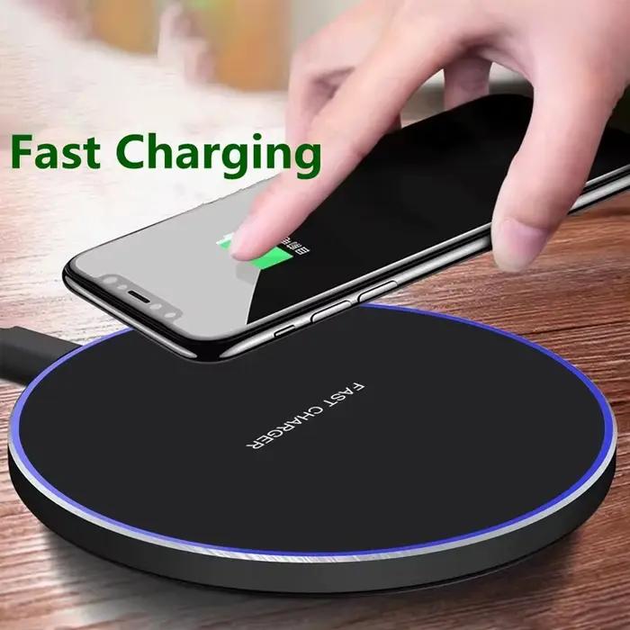 Station de charge sans fil rapide pour iPhone 17 16 15 14 13 12 11 X Pro Max XR 8 Samsung Xiaomi Huawei LG