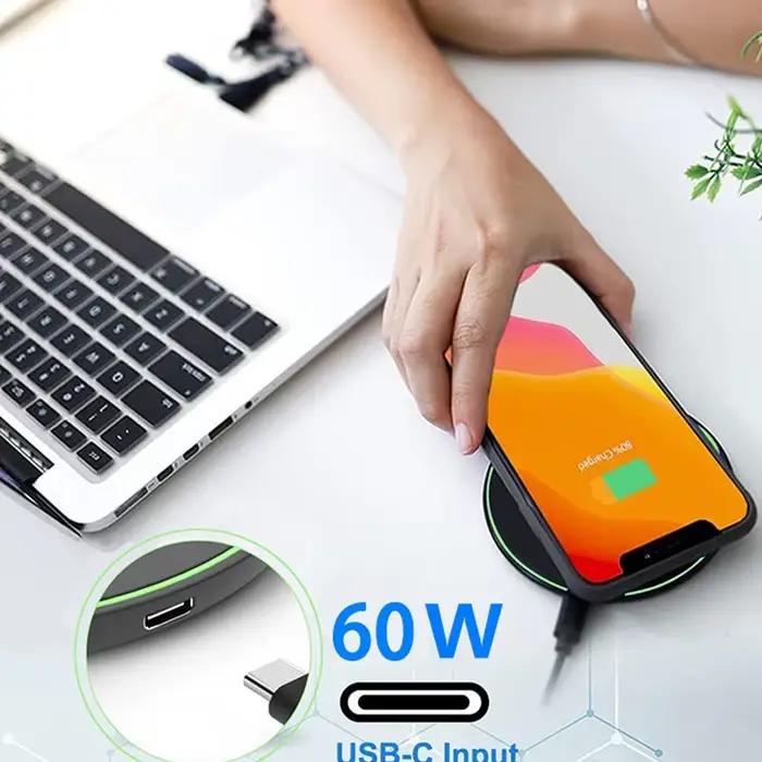 Chargeur sans fil 60W pour Huawei P60 P50pro P40pro P30pro Mate 30 5G 40E 50 pro Honor Magic4 Pro Magic3 Pro
