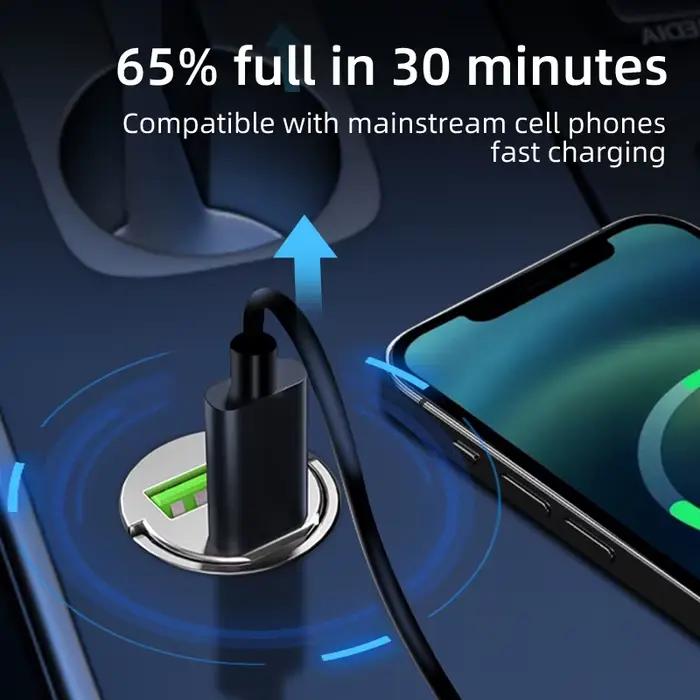 100W Mini chargeur de voiture briquet charge rapide PD USB Type C