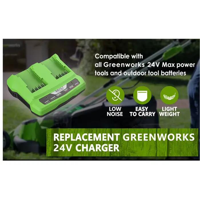 Chargeur de batterie li-ion 24V Greenworks