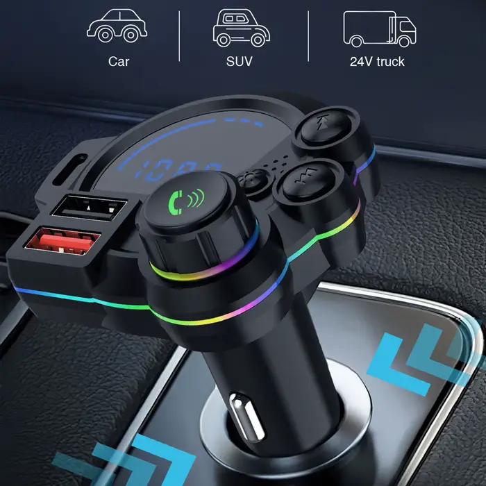 Chargeur de voiture, émetteur FM sans fil