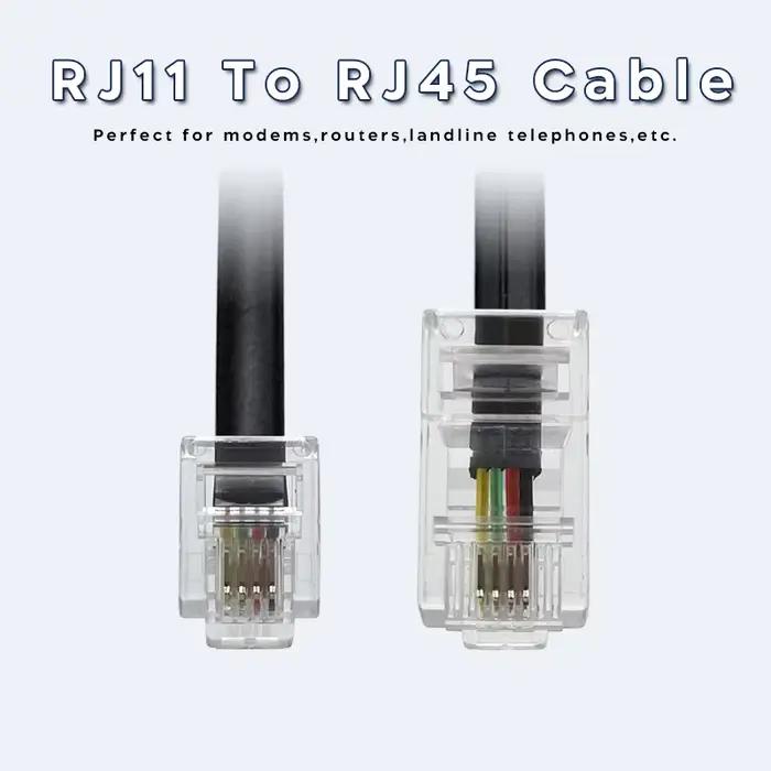 COMNEN RJ9 -RJ9/RJ11-RJ45 câble de données téléphonique 4P4C 6P4C 8P4C mâle