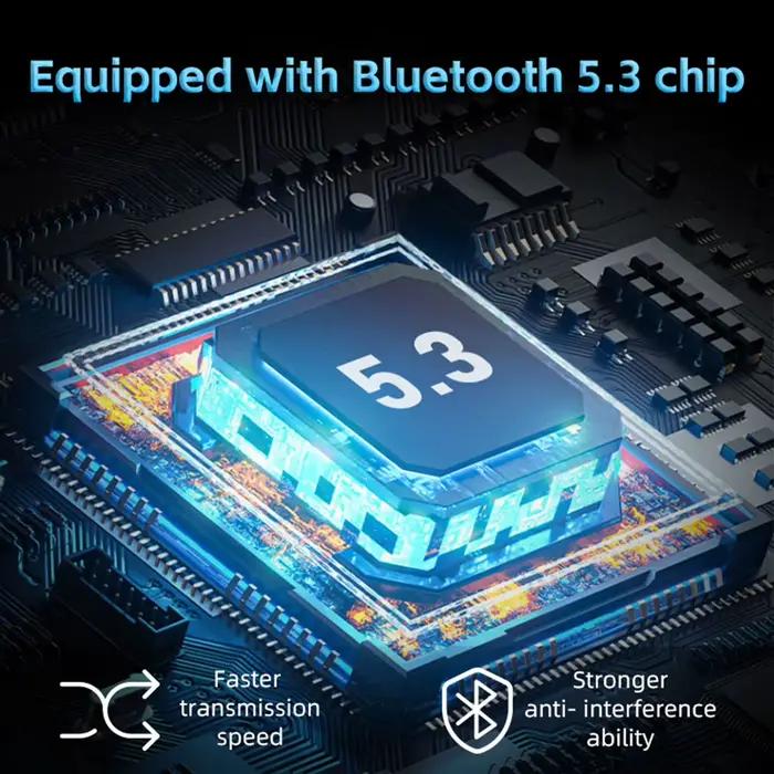 Transmetteur FM chargeur rapide de voiture pour téléphone Bluetooth 5.3 Kit