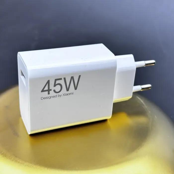 Chargeur Xiaomi 45 watts EU avec câble 6A pour Redmi Note 15 14 13 Pro Mi