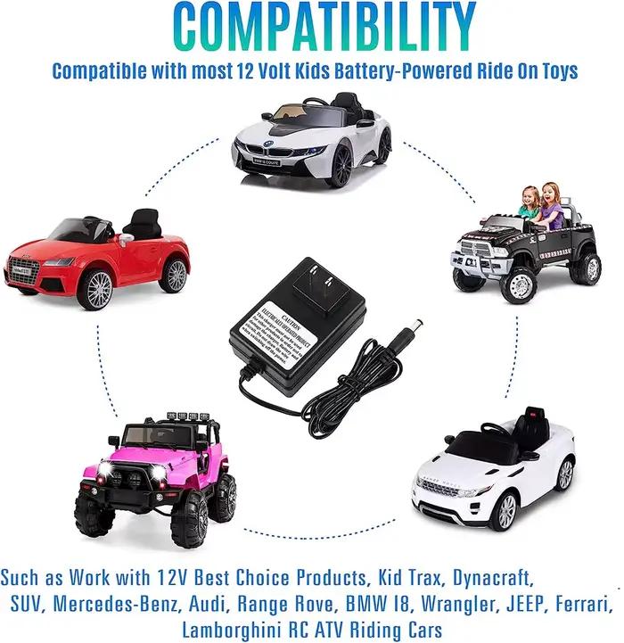Chargeur 12V pour voiture électrique pour enfants