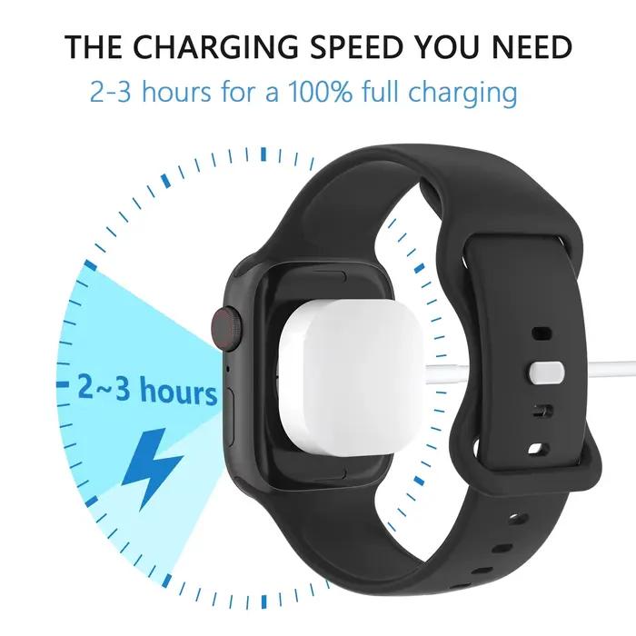 Nouveau chargeur magnétique sans fil pour Apple Watch série 9 8 7 6 5 4 SE câble de charge rapide USB Type C pour iWatch