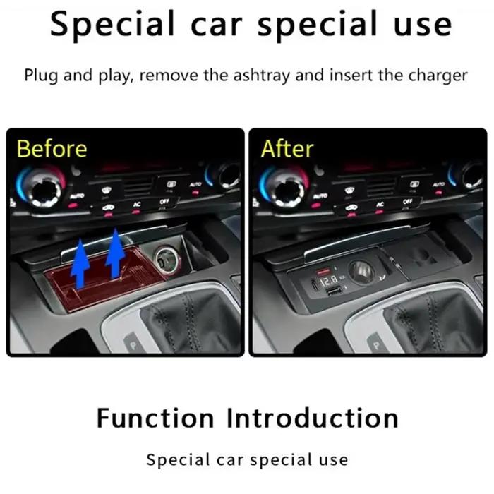 Chargeur de voiture USB à charge rapide