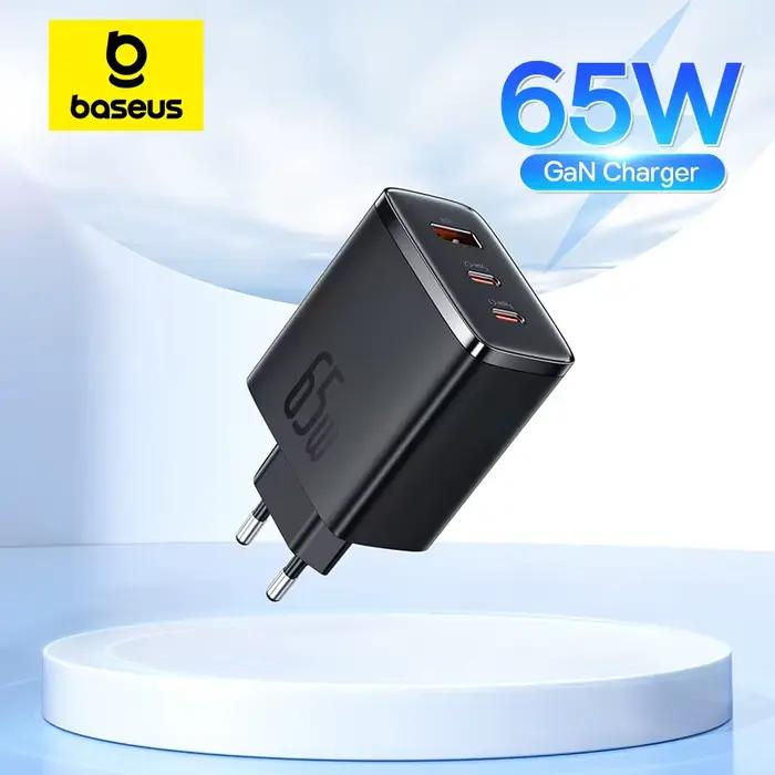 Baseus 65W GaN chargeur PD Charge Type C USB