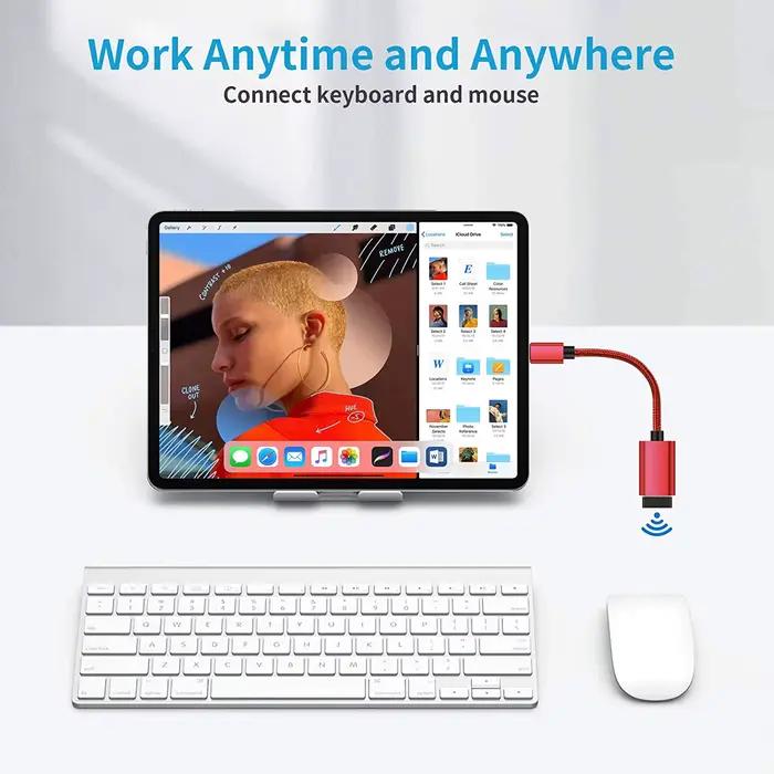 Câble adaptateur USB OTG USB 3.0 Type C mâle vers USB A femelle