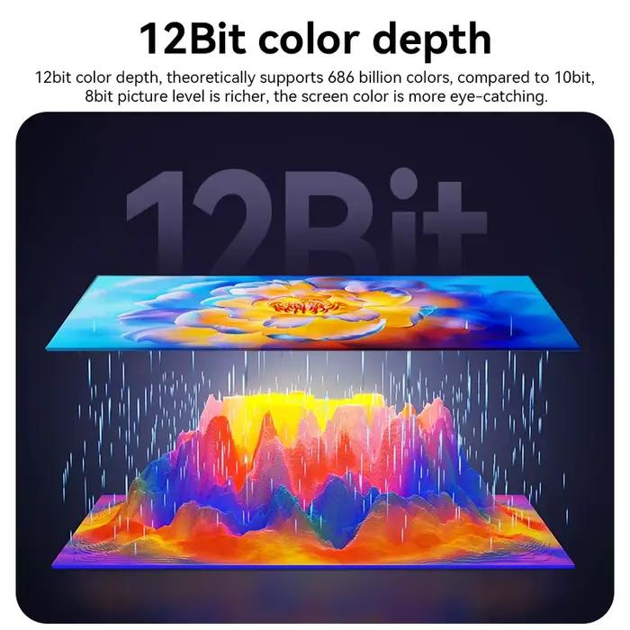 Câble 8K type-c vers DisplayPort bidirectionnel/unidirectionnel 8K @ 60Hz 4K @ 120Hz pour connexion de moniteur d'ordinateur portable PC de jeu