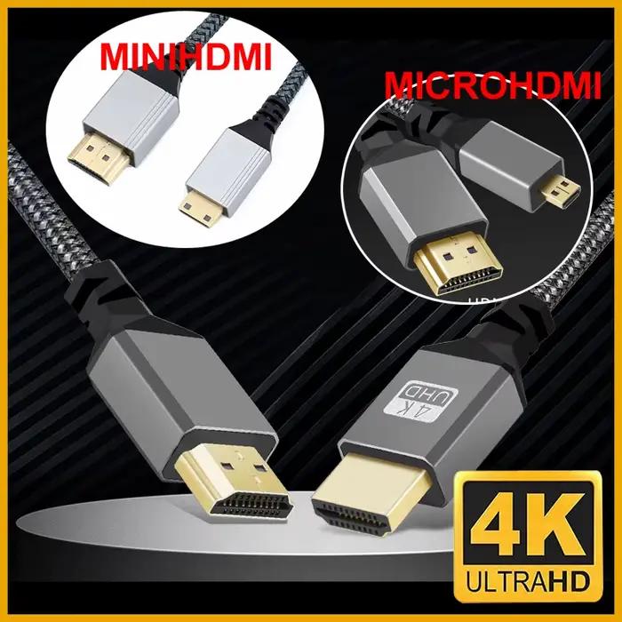 Câble HDMI vers HDMI, Mini HDMI