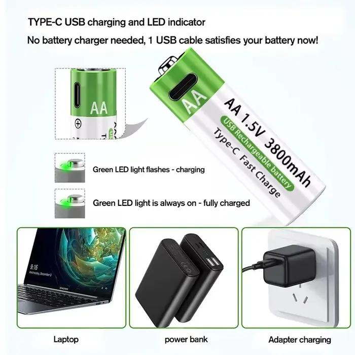 LIKEKALA batterie Lithium-Ion type-c