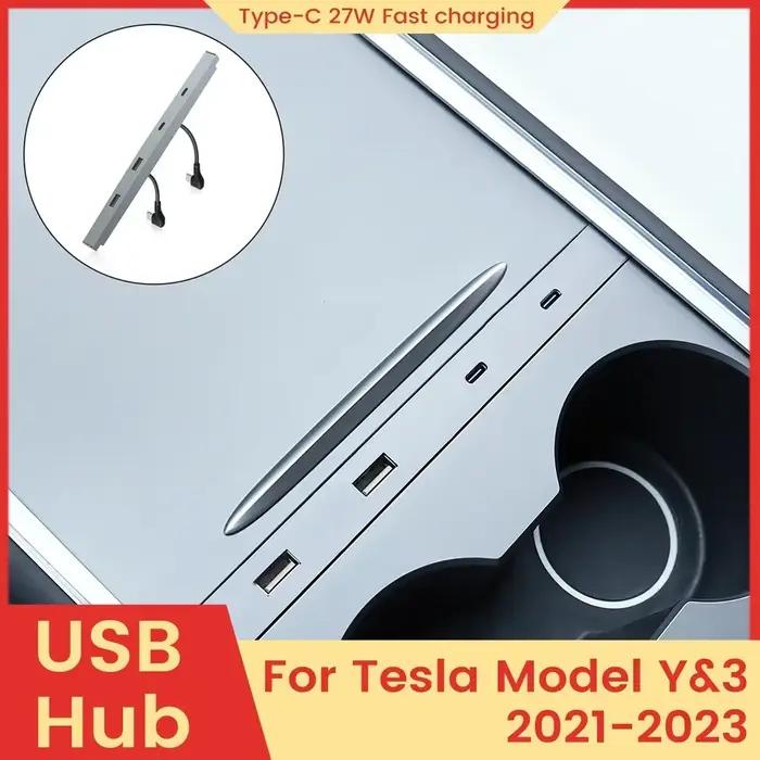 Station d'accueil 27W pour Tesla modèle 3 Y 2021 2022 2023