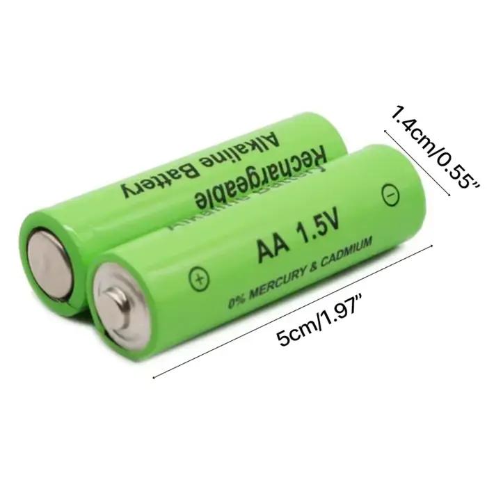 Piles alcalines AA rechargeables fiables