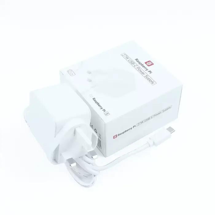 Nouveau Raspberry Pi 5 alimentation type-c 5A 27W PSU 1.2M câble 100-240V prise US UK