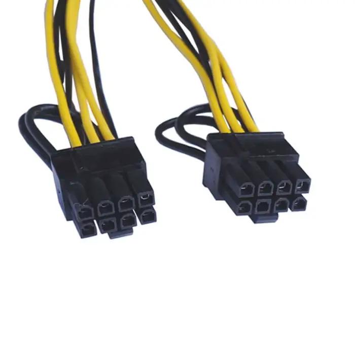 Câble d'alimentation PCI Express vers double PCIE 8 (6 + 2) broches