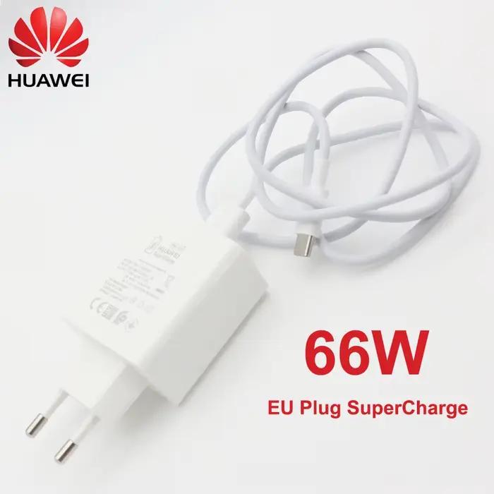HUAWEI 66W Original Super Charge rapide USB chargeur mural