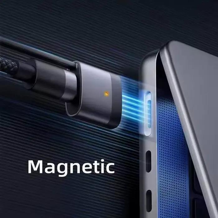 Câble de chargement 2 en 1 Type-C 240W et Magsafe 3 140W pour MacBook Air Pro recharge rapide et durable voyages
