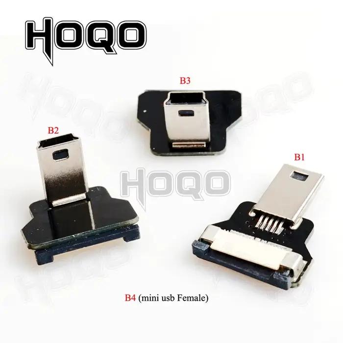 FFC type-c Mini Micro USB C câble ruban 90 FPV mince plat doux flexible FPC charge FPV moniteur à cardan portable sans brosse