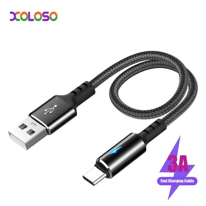 Câble de charge et de données USB C vers USB A compact