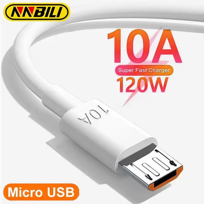 Câble de charge rapide NNBILI en PVC pour Samsung Galaxy S7 S6 PS4 MP3 TV et autres appareils électroniques occassions quotidiennes