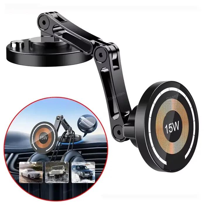 Support de charge magnétique sans fil pour voiture pour iPhone 17 16 15 14 Pro Max