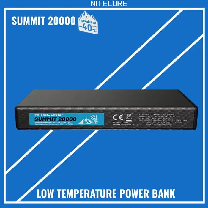 Batterie externe SUMMIT 20000 Nitecore Iceberg