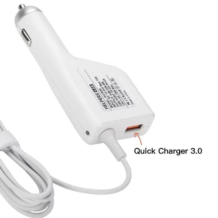 Helpers lab Chargeur de Voiture pour Macbook 45W 60W 85W Mag safe L T Retina