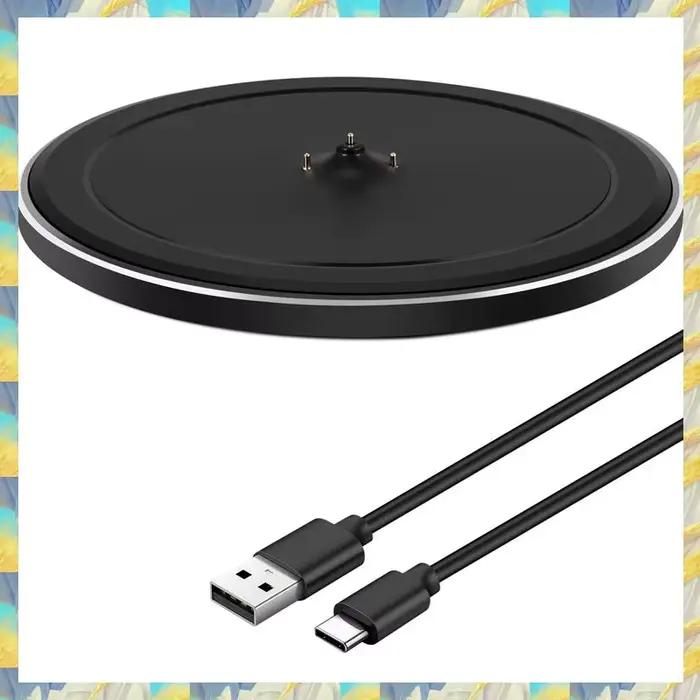 Station de chargement sans fil pour UE Boom 3 et UE Megaboom 3 avec câble Type-C et design Lavande élégant pour recharge facile et accès musical optimal
