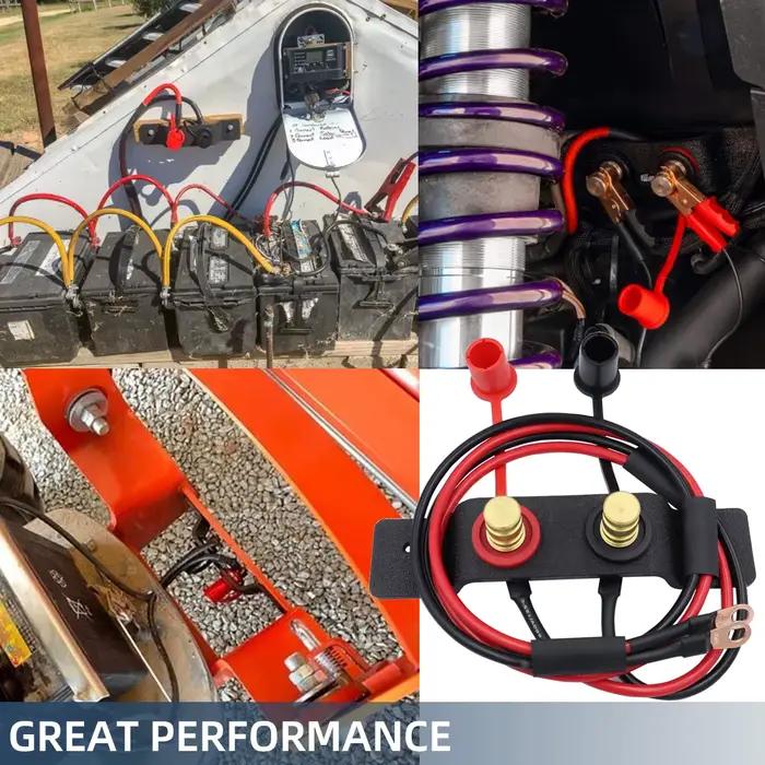 Kit de démarreur de batterie LNCN en cuivre pour véhicules UTV et SUV pour démarrage facile et sécurisé