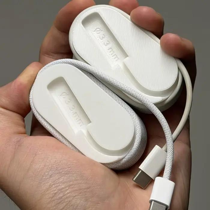 Organisateur de câbles tressés pour câble tressé USB-C vers