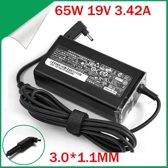 Adaptateur secteur 19V 3.42A 65W 3.0x1.0mm pour ACER Swift3 SF314 A11-065N1A ADP-65VH F PA-1650-86 chargeur d'alimentation pour ordinateur portable