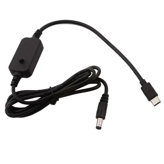 USB C Type C à DC5.5x2.1mm 5V 9V 12V 15V 20V PD Déclenche le câble Ajuster les tensions