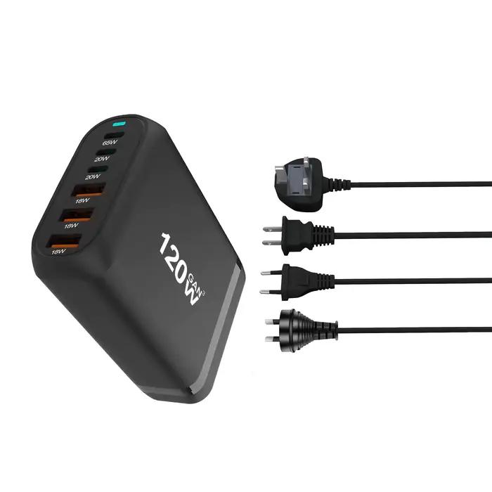120W GAN chargeur 6 ports USB Type C PD