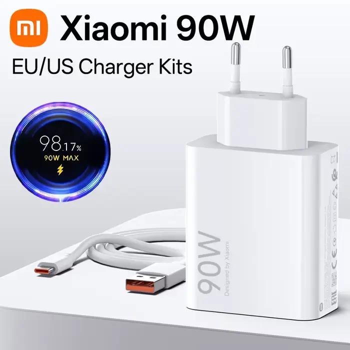 Chargeur Xiaomi 90W Original Hypercharge Combo Câble de Charge Rapide Type C