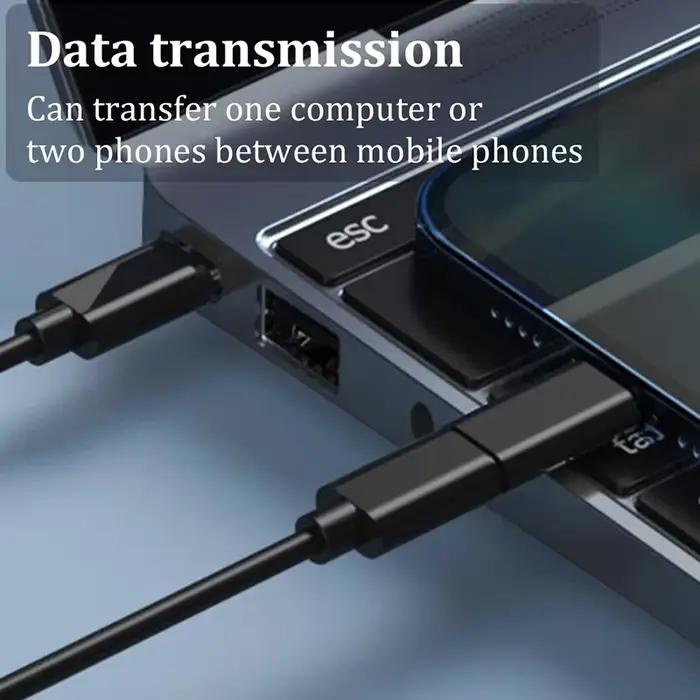 Kit de câble adaptateur de charge multi USB Type C vers C 60W