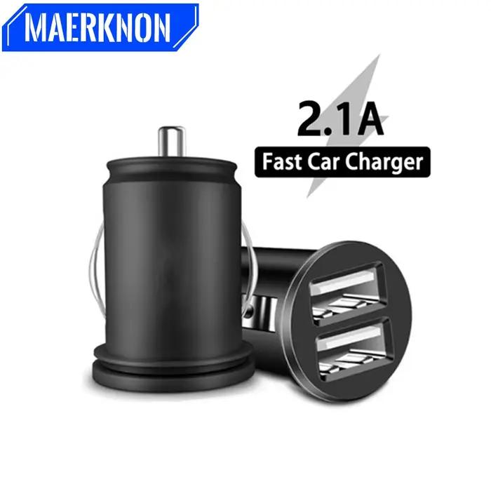 Mini chargeur de voiture double USB charge rapide 3.0 4.0 pour iPhone Samsung Xiaomi Xiaomi mi8 QC3.0 recharger rapidement dans la voiture occasions spéciales