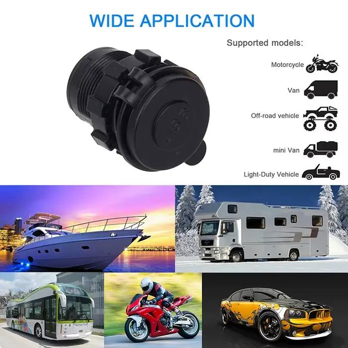 Chargeur de voiture double USB avec interrupteur tactile