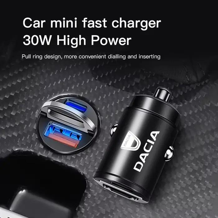 100W QC3.0 PD Mini chargeur de voiture charge rapide